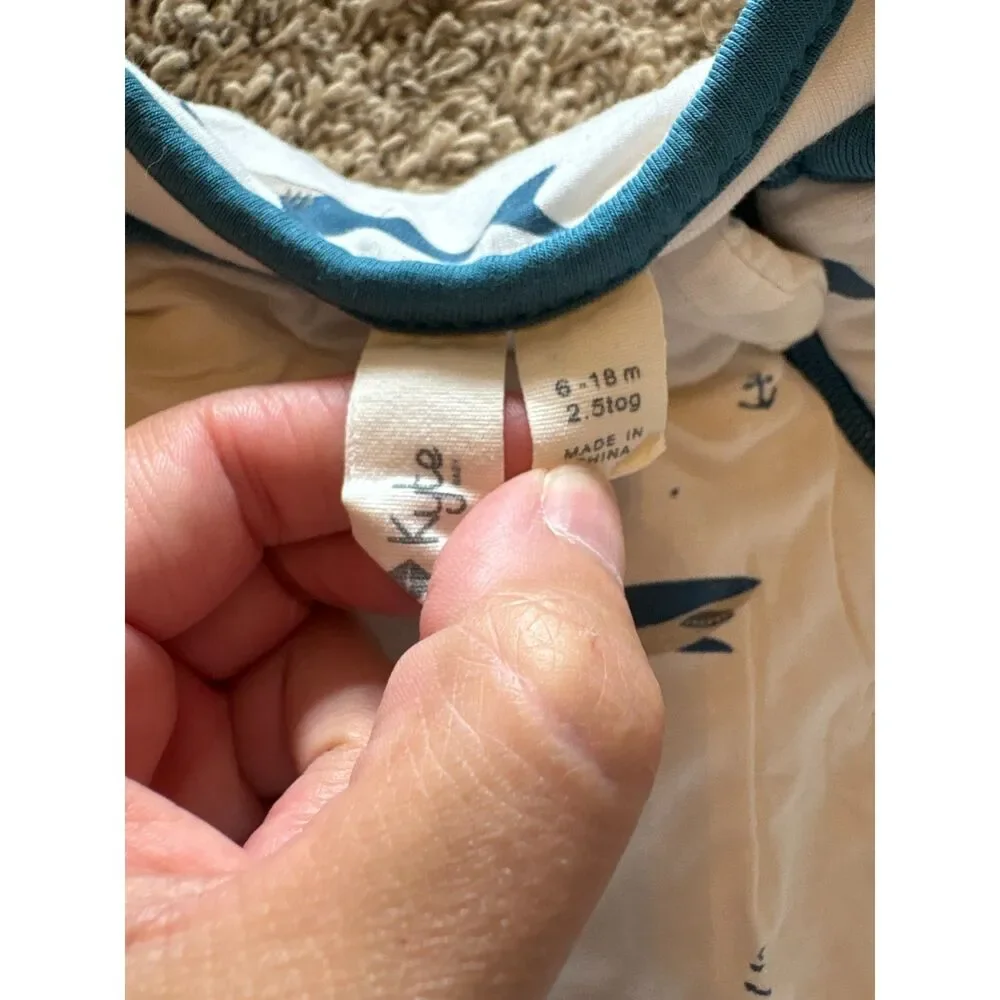 Kyte Baby 2.5 TOG shark print bamboo sleep sack